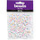 Creativ Company Letterkralen, afm 7 mm, gatgrootte 1,2 mm, wit, 25 gr/ 1 doos