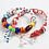 Creativ Company Letterkralen, afm 7 mm, gatgrootte 1,2 mm, wit, 25 gr/ 1 doos