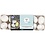 Eieren, patroon, H: 6 cm, wit, 12 stuk/ 1 doos