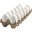 Eieren, patroon, H: 6 cm, wit, 12 stuk/ 1 doos
