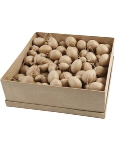 Creativ Company Eieren, H: 3-4-5-6 cm, 140 stuk/ 1 doos