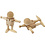 Creativ Company Elastiek figuur, H: 8 cm, 5 stuk/ 1 doos