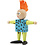 Creativ Company Elastiek figuur, H: 8 cm, 5 stuk/ 1 doos