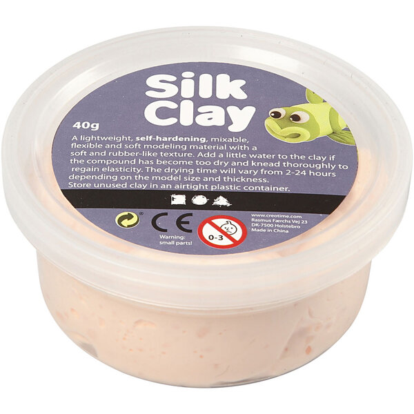 Silk Clay Silk Clay®, licht beige, 40 gr/ 1 Doosje