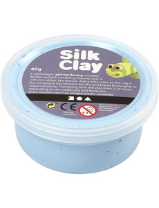 Silk Clay Silk Clay®, neon blauw, 40 gr/ 1 Doosje