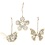Creativ Company Houten figuren, vlinder, bloem en vogel, H: 10 cm, B: 10 cm, 90 stuk/ 1 doos
