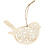 Creativ Company Houten figuren, vlinder, bloem en vogel, H: 10 cm, B: 10 cm, 90 stuk/ 1 doos