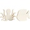 Creativ Company Waterwereld figuren, Inktvis en vis, H: 11 cm, B: 16 cm, dikte 1,2 cm, 2 stuk/ 1 doos