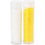 Rocailles 2-cut, d 1,7 mm, afm 15/0, gatgrootte 0,5 mm, wit, transparant geel, 2x7 gr/ 1 doos
