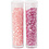 Creativ Company Rocailles 2-cut, d 1,7 mm, afm 15/0, gatgrootte 0,5 mm, roze, transparant roze, 2x7 gr/ 1 doos