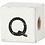 Creativ Company Letterkralen, Q, afm 8x8 mm, gatgrootte 3 mm, wit, 25 stuk/ 1 doos