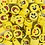 Creativ Company Figuurkralen, Emoji, d 10 mm, gatgrootte 1,5 mm, 200 stuk/ 1 doos