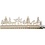 Creativ Company Advent kalender, H: 12 cm, L: 40 cm, B: 3,6 cm, 1 stuk