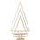 Creativ Company Kerstbomen, H: 40+50+60 cm, B: 22,5+29+35 cm, 3 stuk/ 1 doos