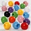 Creativ Company Pony kralen, d 10 mm, gatgrootte 4,5 mm, 65 gr, 110 ml/ 1 doos
