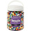 Creativ Company Pony kralen, d 6-10 mm, gatgrootte 3-5 mm, diverse kleuren, 430 gr, 700 ml/ 1 Doosje