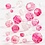 Creativ Company Facet kralen, afm 4-12 mm, gatgrootte 1-2,5 mm, roze, 45 gr/ 1 doos