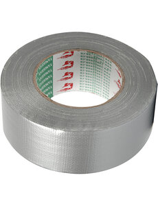 Creativ Company Canvas tape, B: 50 mm, zilver, 50 m/ 1 rol