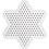 Creativ Company Onderplaat, kleine ster, d 10 cm, medium, 10 stuk/ 1 doos