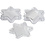 Creativ Company Onderplaat, kleine ster, d 10 cm, medium, 10 stuk/ 1 doos