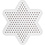 Creativ Company Onderplaat, kleine ster, d 10 cm, medium, 10 stuk/ 1 doos