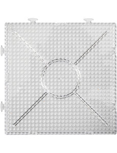 NABBI Onderplaat, groot vierkant, afm 15x15 cm, medium, helder, 2 stuk/ 1 doos