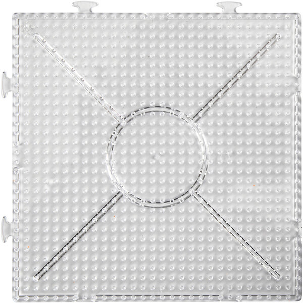 NABBI Onderplaat, groot vierkant, afm 15x15 cm, medium, helder, 2 stuk/ 1 doos