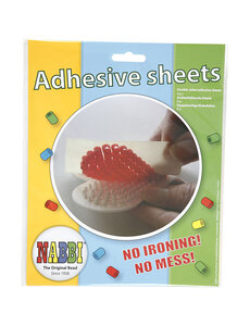 NABBI Zelfklevende vellen, afm 15x15 cm, helder, transparant, 8 vel/ 1 doos