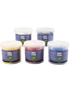 Silk Clay Silk Clay®, primair kleuren, 5x650 gr/ 1 doos