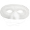 Creativ Company Masker, H: 10 cm, B: 17,5 cm, wit, 1 stuk