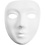 Creativ Company Masker, H: 17,5 cm, B: 14 cm, wit, 12 stuk/ 1 doos
