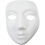 Creativ Company Masker, H: 17,5 cm, B: 14 cm, wit, 12 stuk/ 1 doos