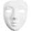 Creativ Company Masker, H: 17,5 cm, B: 14 cm, wit, 1 stuk