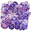 Creativ Company Facet kralen, afm 4-12 mm, gatgrootte 1-2,5 mm, paars, 250 gr/ 1 doos