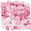 Creativ Company Facet kralen, afm 4-12 mm, gatgrootte 1-2,5 mm, pink (081), 250 gr/ 1 doos