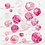 Creativ Company Facet kralen, afm 4-12 mm, gatgrootte 1-2,5 mm, pink (081), 250 gr/ 1 doos