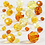 Creativ Company Facet kralen, afm 4-12 mm, gatgrootte 1-2,5 mm, geel (32227), 250 gr/ 1 doos