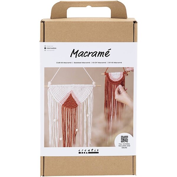 Creativ Company Hobbyset Macramé, Wanddecoratie, 1 doos