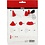 Creativ Company Creative mini kit, kerstkabouter, H: 12 cm, rood, 1 doos