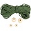 Creativ Company Creative mini kit, macramé kerstboom, H: 11 cm, 1 doos