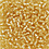 Rocailles, d 3 mm, afm 8/0, gatgrootte 0,6-1,0 mm, goud, 25 gr/ 1 doos