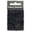 Creativ Company Rocailles, d 3 mm, afm 8/0, gatgrootte 0,6-1,0 mm, metallic zwart, 25 gr/ 1 doos