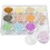Creativ Company Rocailles, d 3 mm, afm 8/0, gatgrootte 0,6-1,0 mm, pastelkleuren, 12x17 gr/ 1 doos