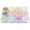 Creativ Company Rocailles, d 3 mm, afm 8/0, gatgrootte 0,6-1,0 mm, pastelkleuren, 12x17 gr/ 1 doos