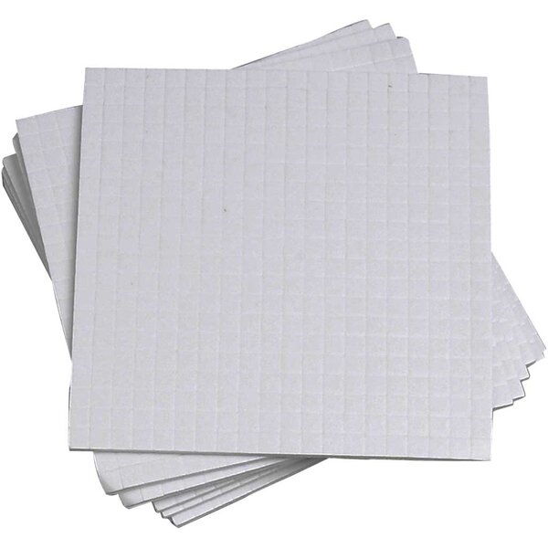 3D foam pads, afm 5x5 mm, dikte 1 mm, 10x400 stuk/ 1 doos