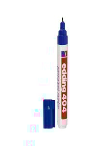  Edding 404 Marker, lijndikte 0,75 mm, blauw, 1 stuk