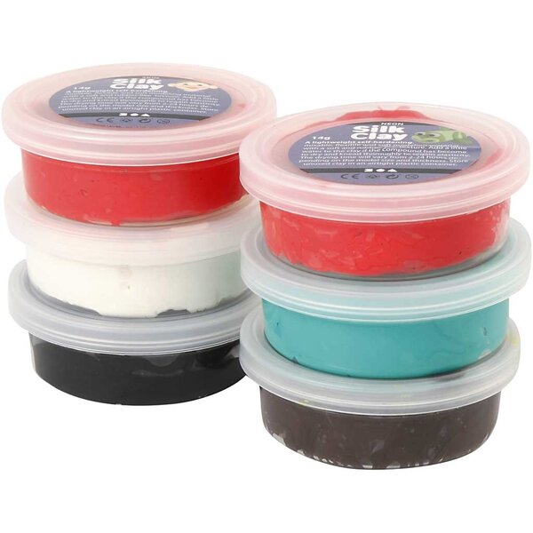 Silk Clay Silk Clay®, Kerst verf, 6x14 gr/ 1 doos