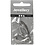 Creativ Company Sleutelhaak, L: 30 mm, B: 15 mm, verzilverd, 2 stuk/ 1 doos