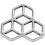 Creativ Company Sieraden hanger, d 30 mm, verzilverd, 1 stuk