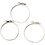 Creativ Company Ring voor de vinger, verzilverd, 15 stuk/ 1 doos